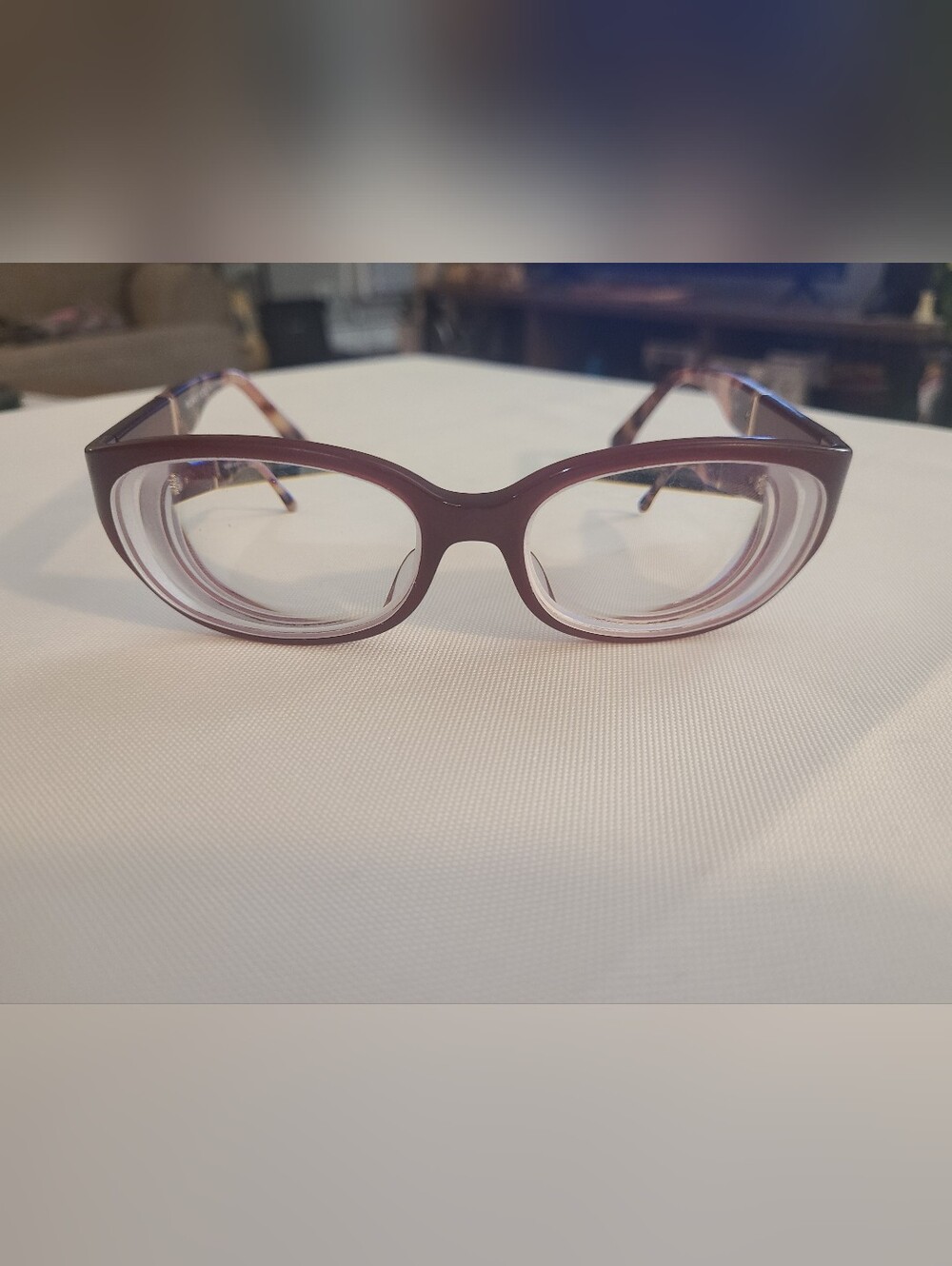 Michael Kors Women's Burgundy Oval Glasses 55 16 140